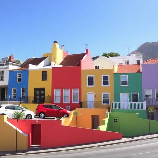 Image of the Bo-Kaap neighborhood in Cape Town